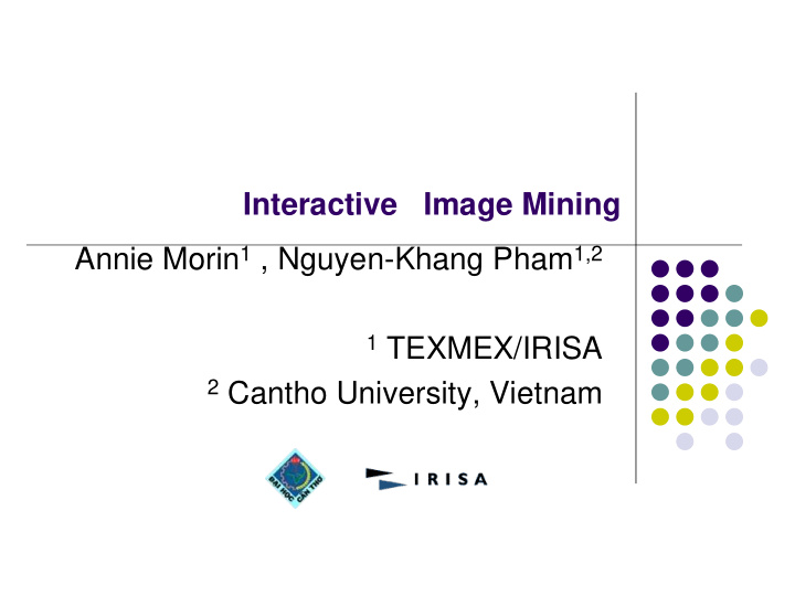 interactive image mining