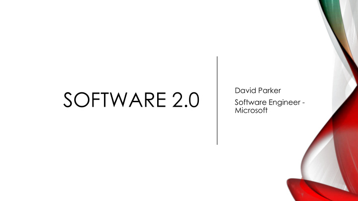 software 2 0