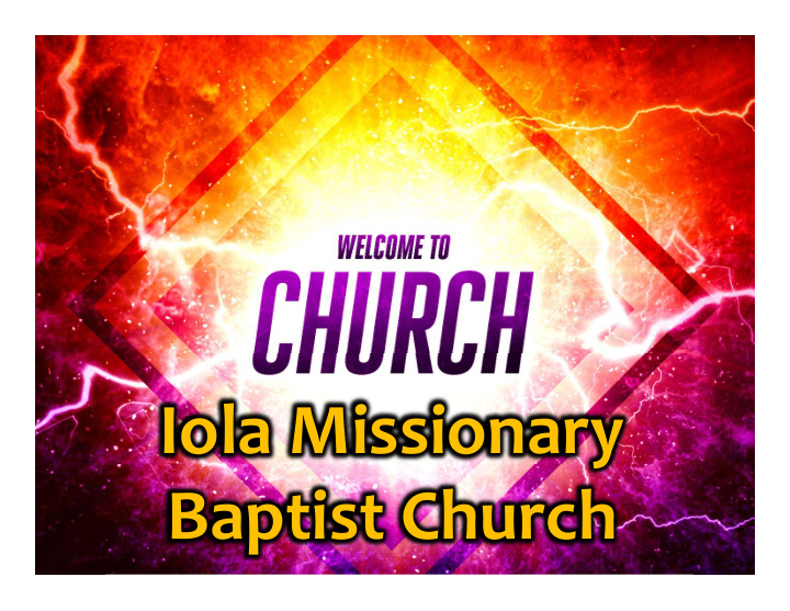iola missionary baptist church i stand amazed in the