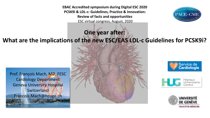 one year after what are the implications of the new esc