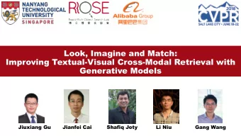 Look, Imagine and Match:  Improving Textual-Visual Cross-Modal Retrieval with  Generative Models