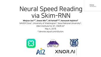 1IC43AE  MA4A311 Minjoon Seo 1,2* , Sewon