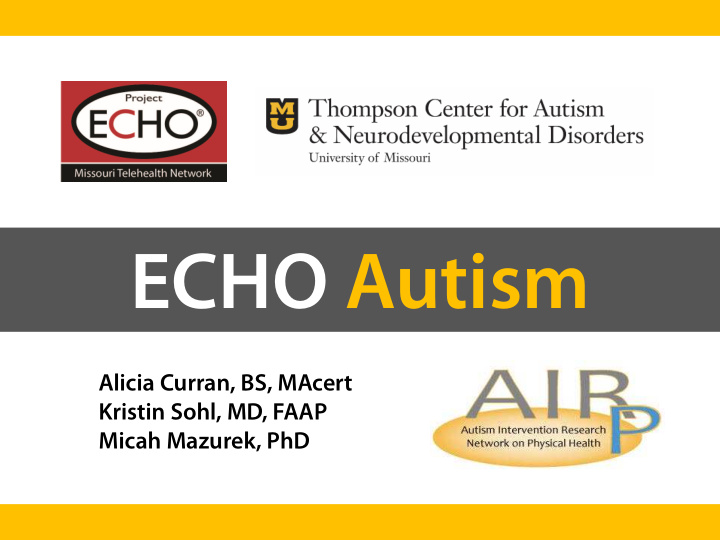 echo autism