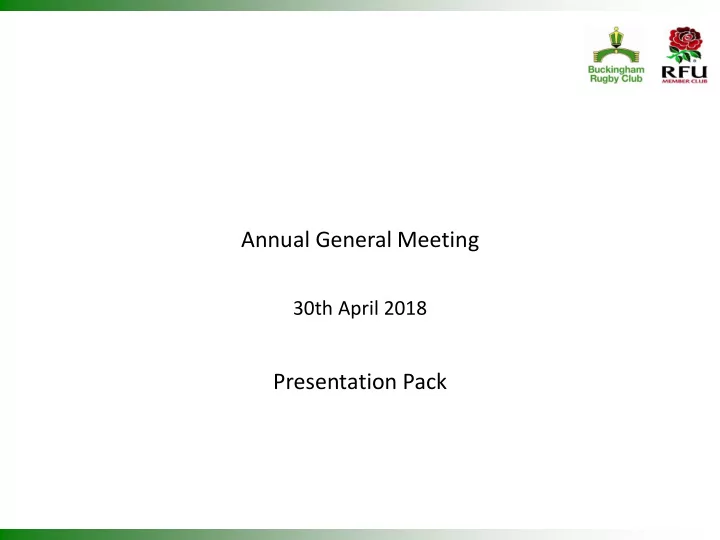 annual general meeting