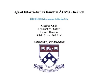 : timestamp of the most recently received update;  . u ( t ) h ( t ) = t  u ( t )    :