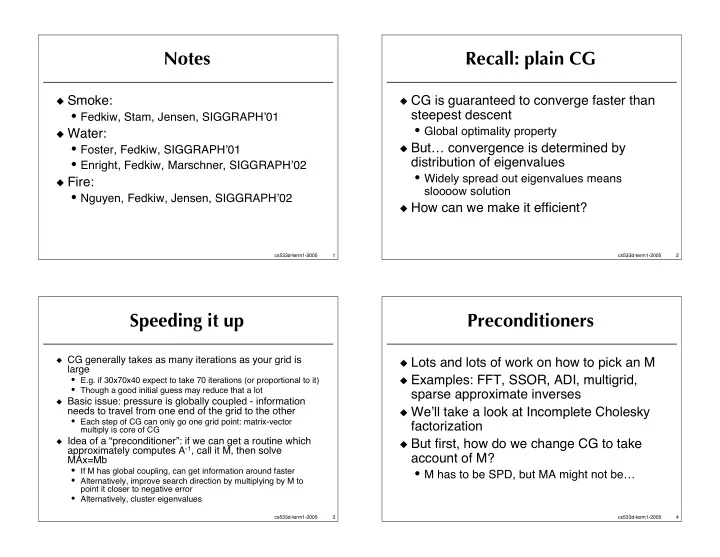 notes recall plain cg