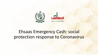 protection response to Coronavirus  Amou  ount  t disb  disbursed, nu  number  er of  of fam  amil