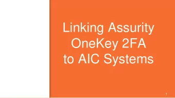 to AIC Systems  1  In compliance with MOHH IT Security Policy  The following AIC systems will
