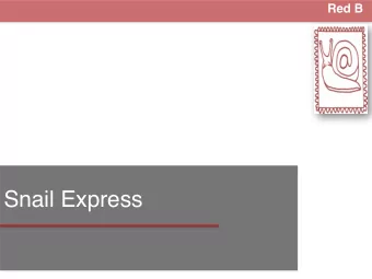 Snail Express  Conquering the Chaos of Mail  User Feedback  Retrieving Mail  =  Easy  Opening