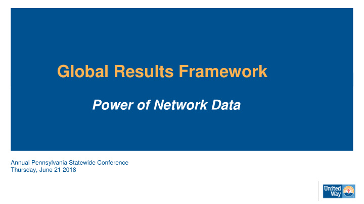 global results framework