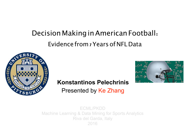 decision making in american football