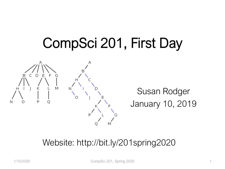 com ompsci ci 201 201 first d day
