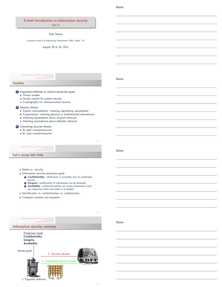 a brief introduction to information security