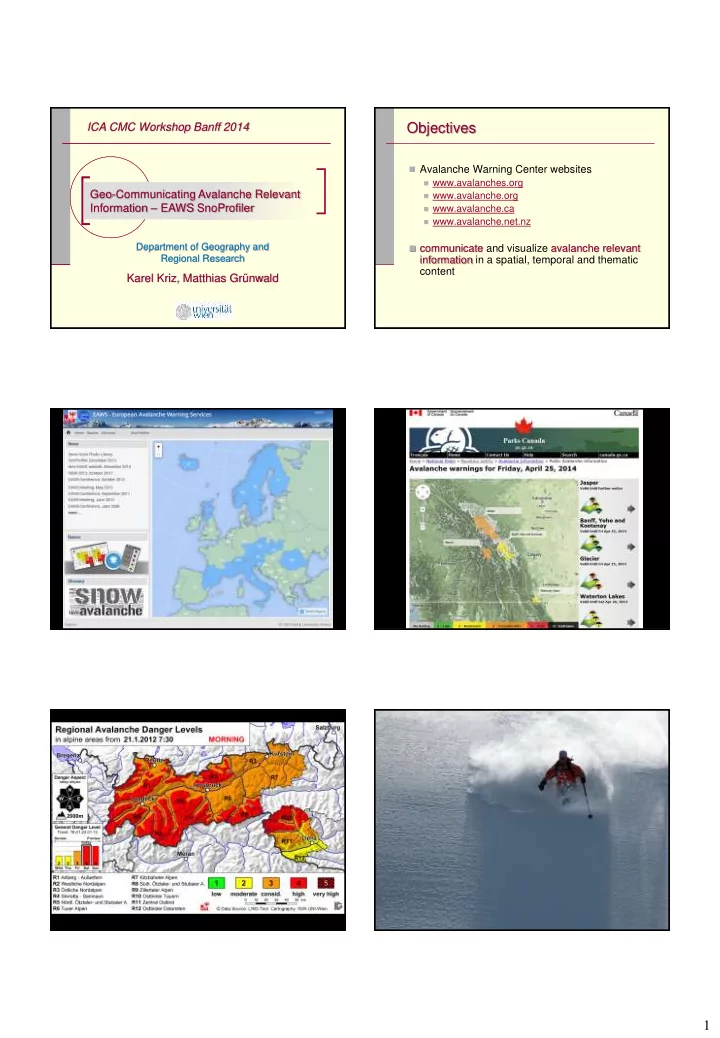 objectives