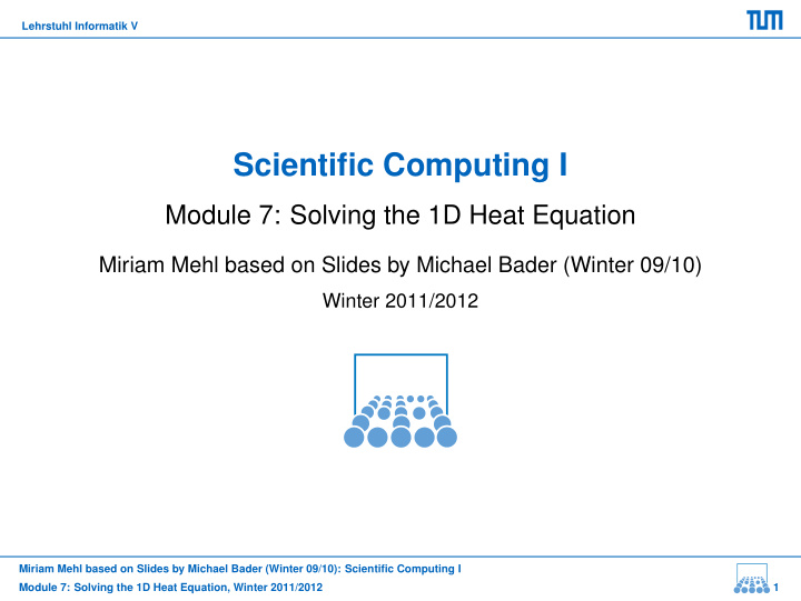 scientific computing i