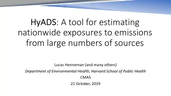 HyADS : A tool for estimating  nationwide exposures to emissions  from large numbers of sources