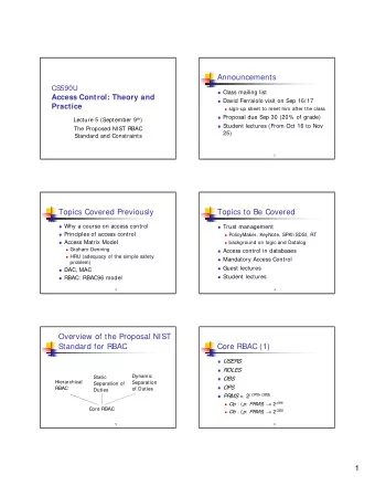 1  Core RBAC (2)  Core RBAC (3)  UA  USERS  ROLES  SESSIONS  assigned_users : ( r :