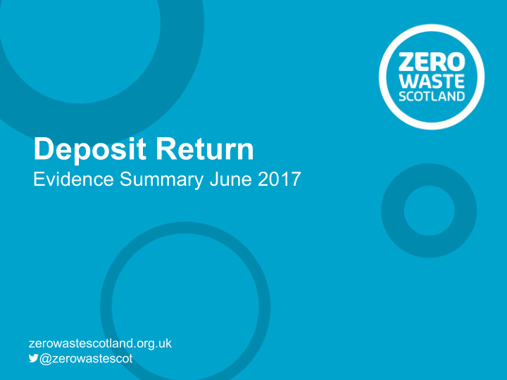 deposit return