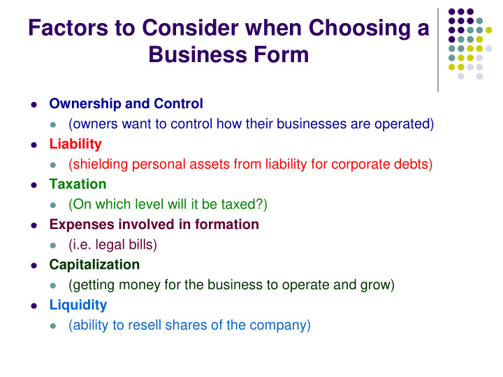 business form