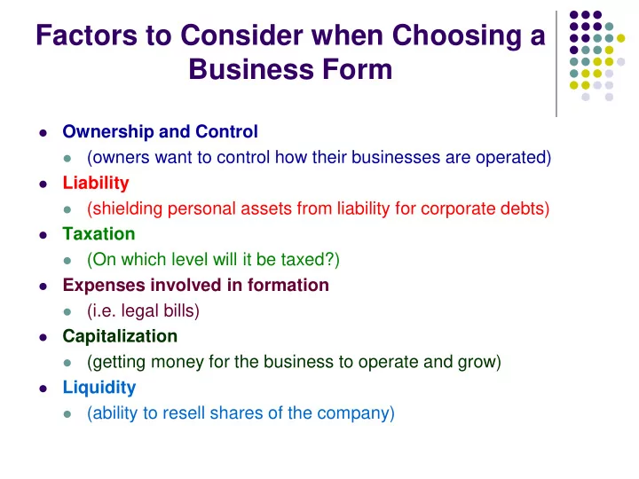 business form