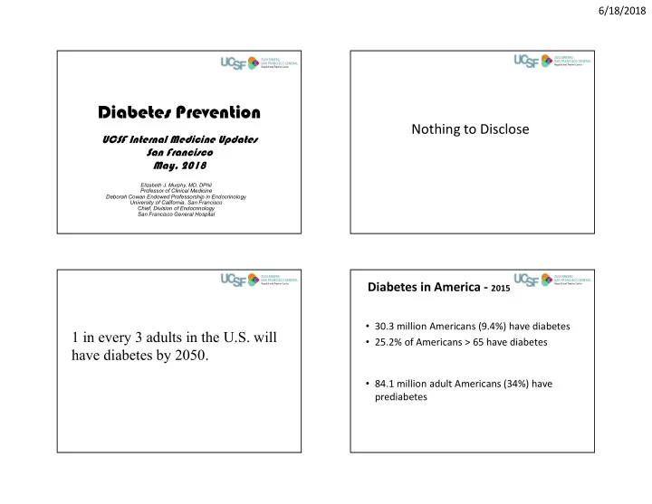 diabetes prevention