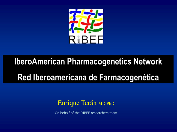 iberoamerican pharmacogenetics network red iberoamericana