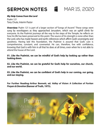 Verse 1  If you have some questions in the corners of your mind  SONG SHEET -  MAR 15, 2020  Traces