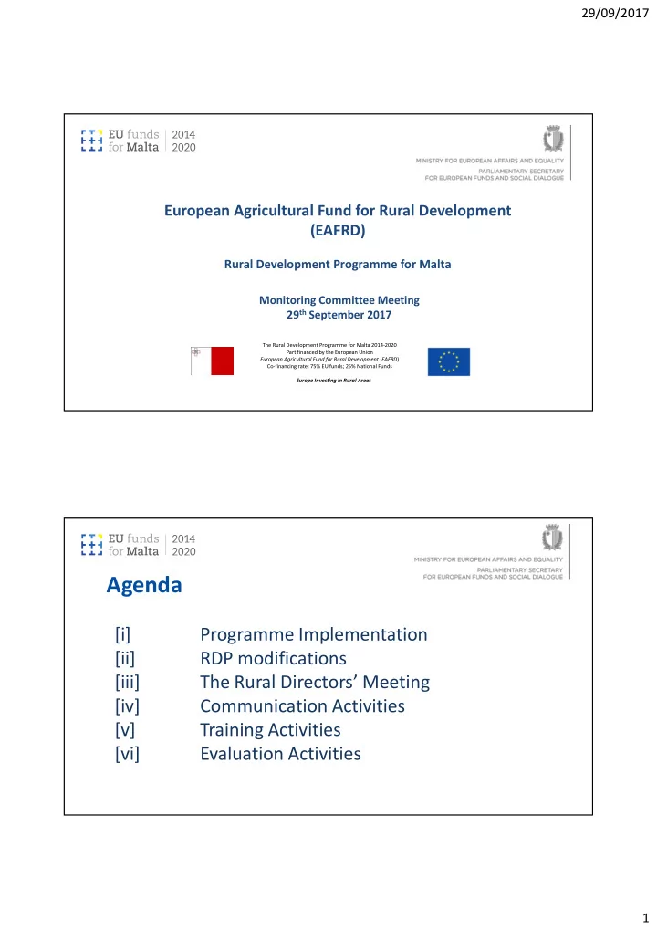 agenda