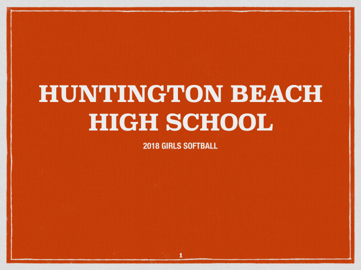 huntington beach high school