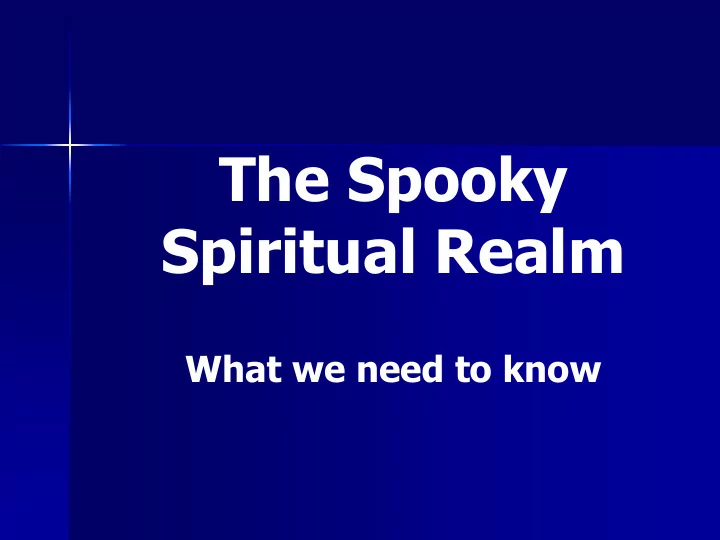 the spooky