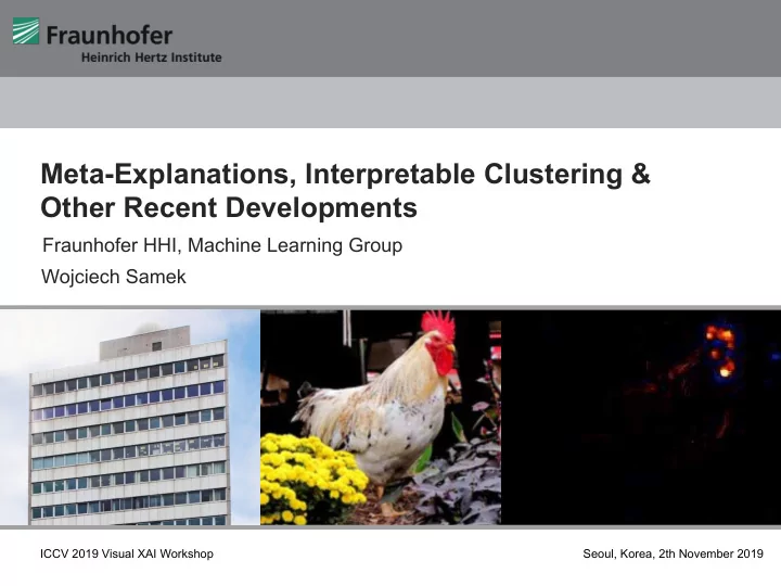 meta explanations interpretable clustering other recent