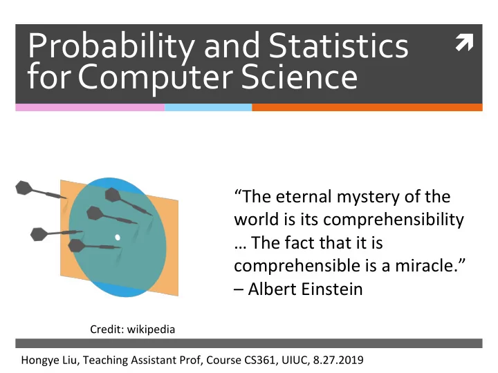 probability and statistics