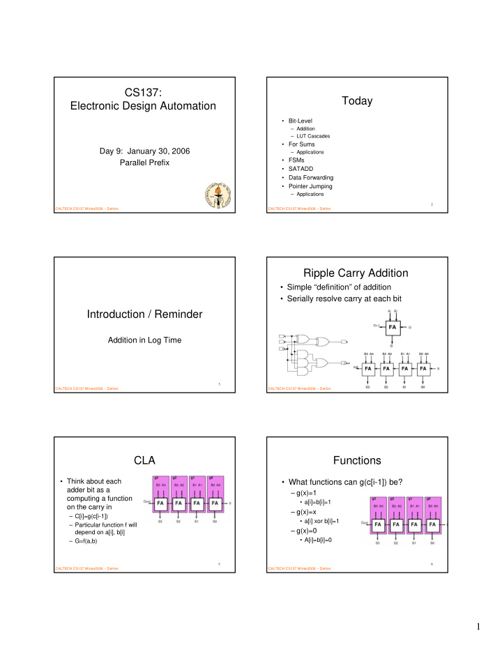 cs137 today electronic design automation