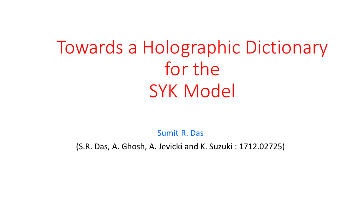 towards a holographic dictionary for the syk model