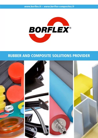 RUBBER AND COMPOSITE SOLUTIONS PROVIDER  A GLOBAL EXPERTISE  MARKETS WE SERVE  CO-ENGINEERING  RAW