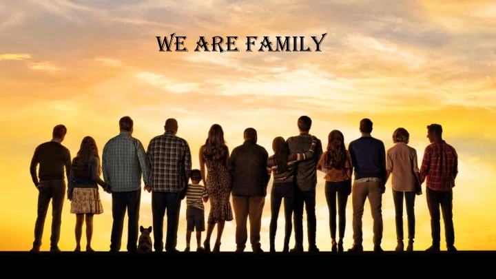 we are family but the goal of our instruction is love