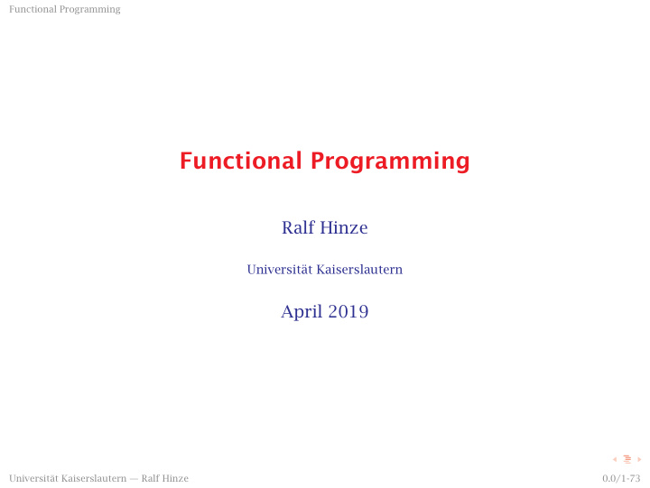 functional programming