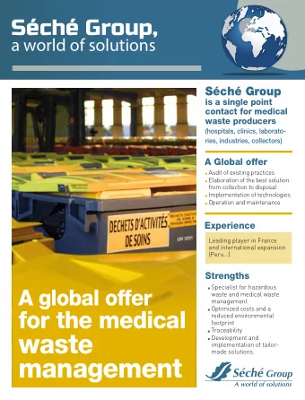 waste n  Development and  implementation of tailor-  made solutions.  management Employee training: