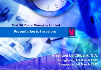 Disclaimer  Disclaimer  The information contained in this presentation is intended solely for your