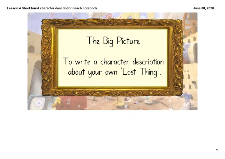 the big picture