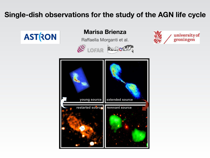 single dish observations for the study of the agn life