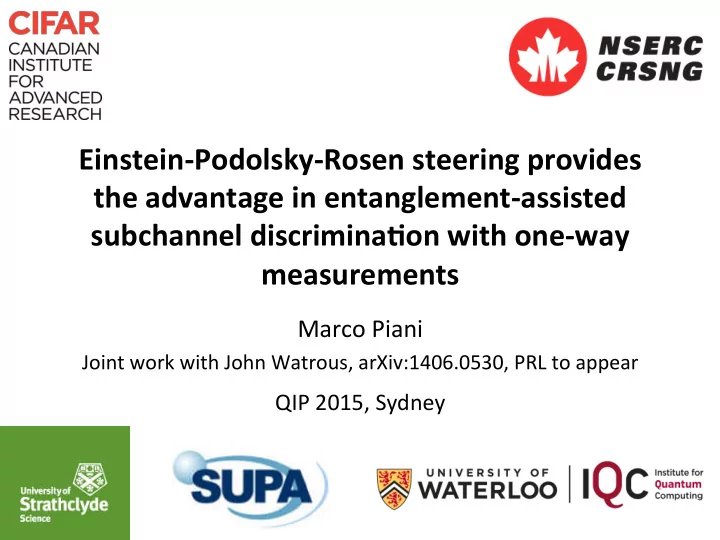 einstein podolsky rosen steering provides the advantage