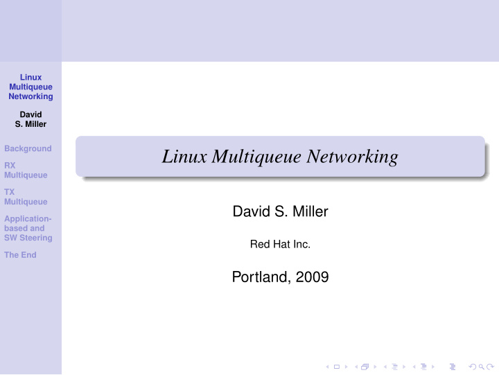 linux multiqueue networking