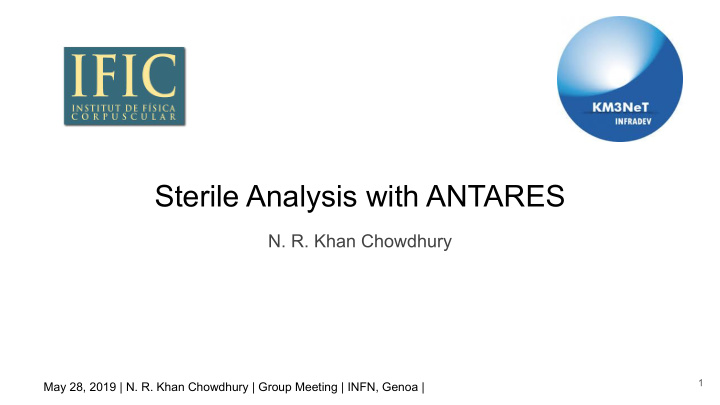 sterile analysis with antares