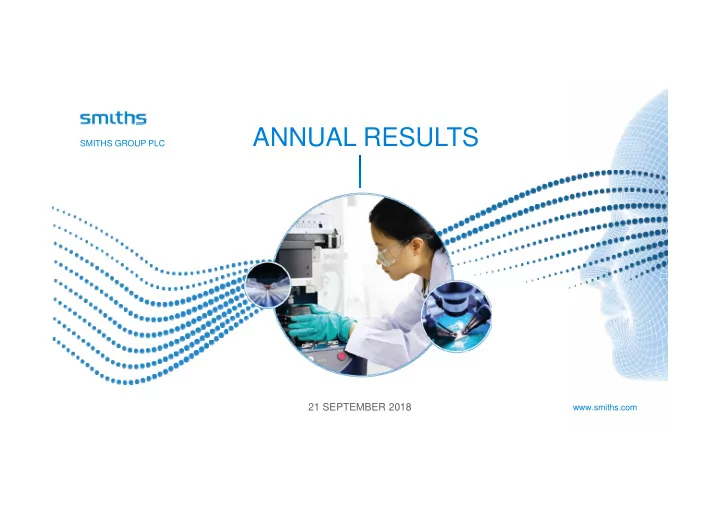 annual results