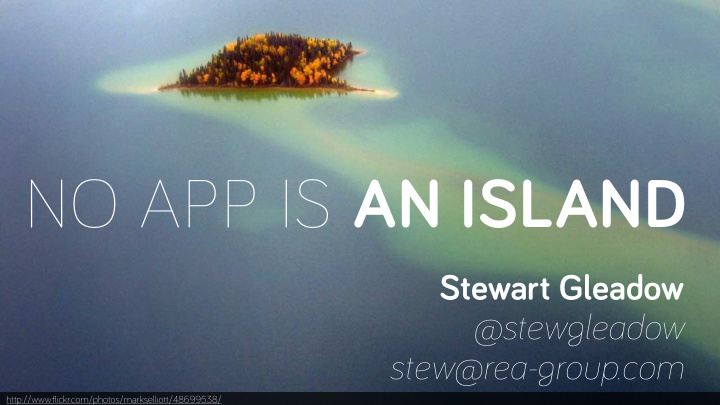 no app is an island