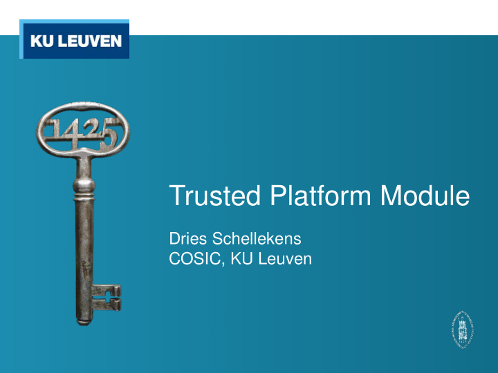 trusted platform module