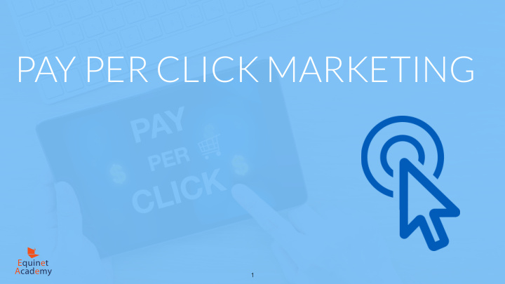 pay per click marketing