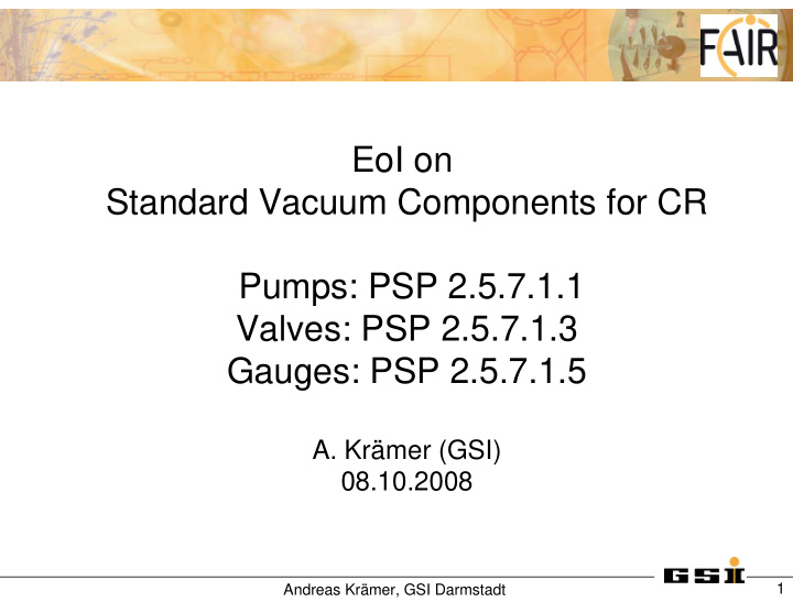 eoi on standard vacuum components for cr pumps psp 2 5 7