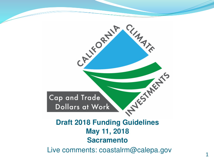 draft 2018 funding guidelines may 11 2018 sacramento live
